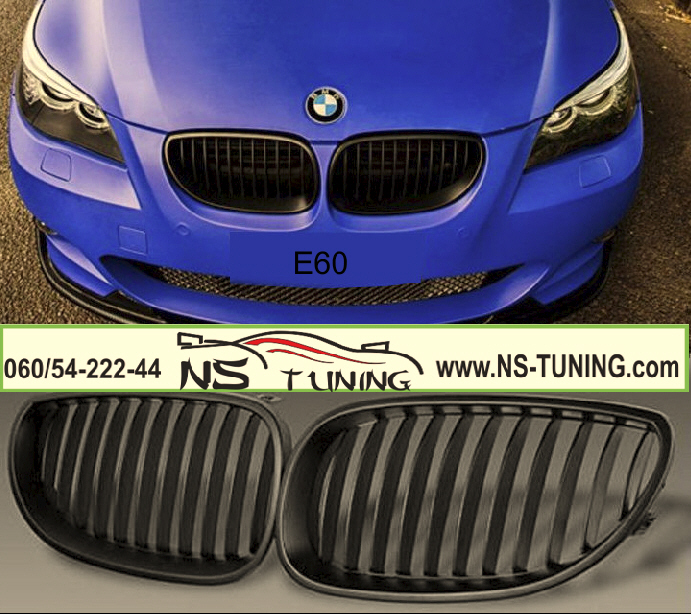 BMW E60 maska crna bubrezi